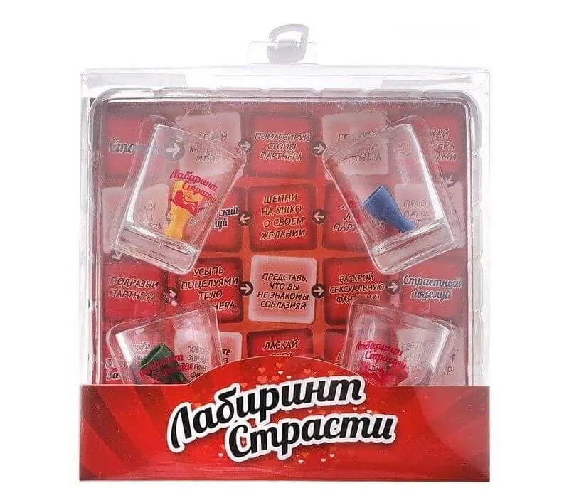 Алкоигра для двоих "Лабиринт страсти"