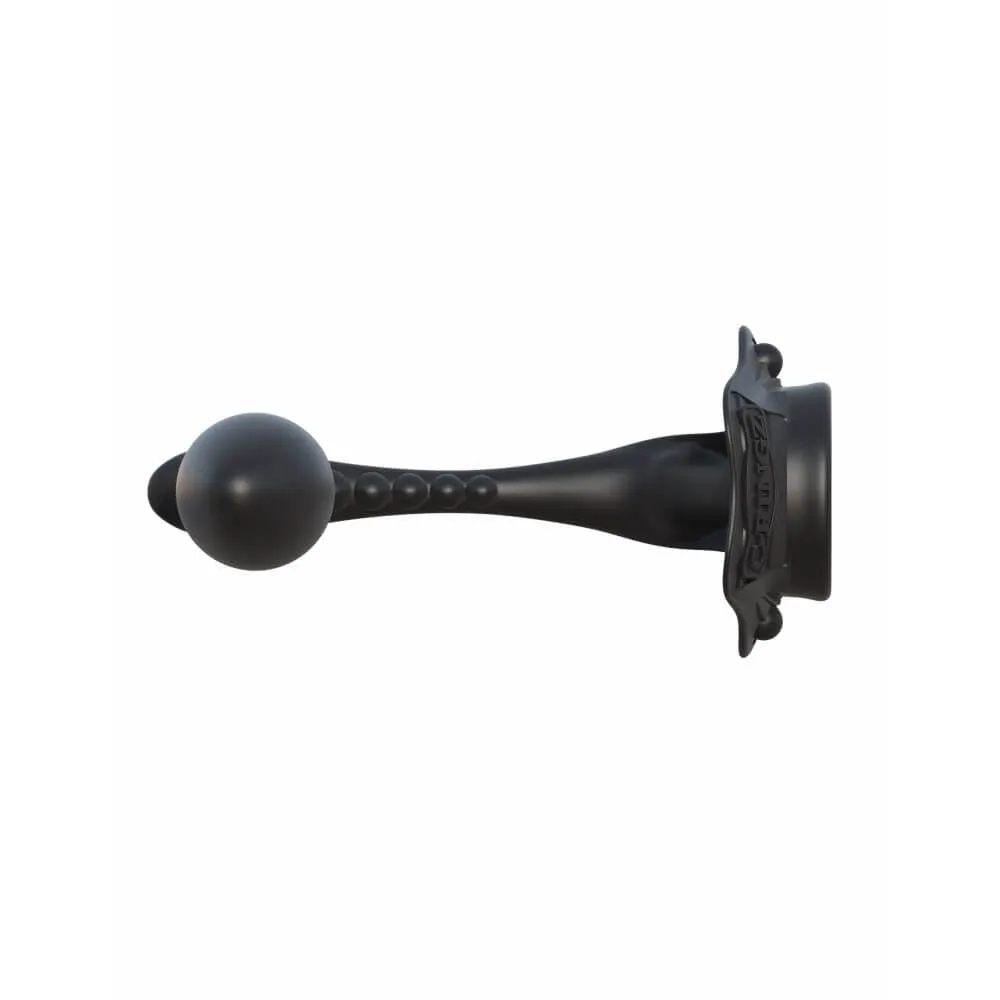 кольцо с анальным вибростимулятором pipedream rock hard ass-gasm, черное в 