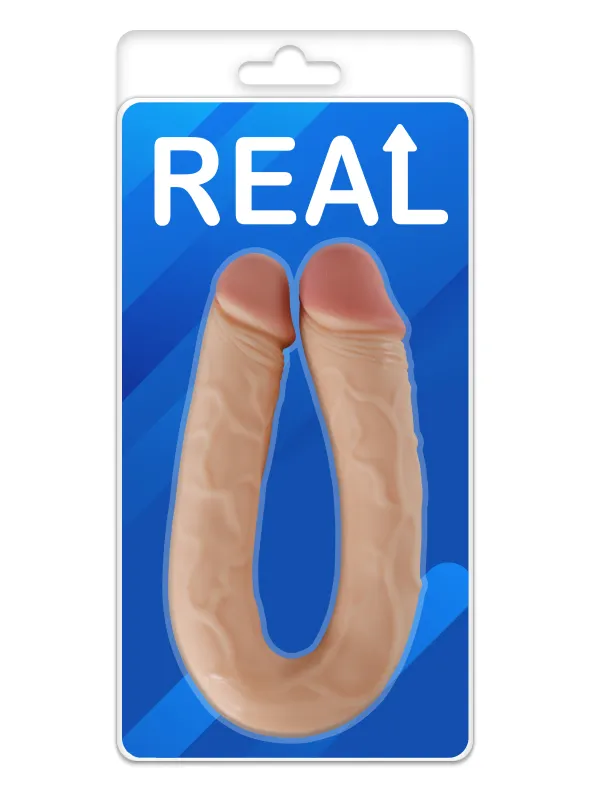 двусторонний фаллоимитатор real в 