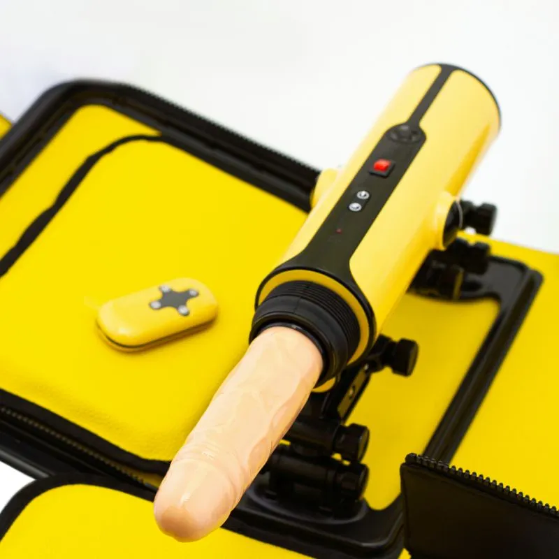 секс-машина в сумке pinkrabbit 310-x5, желтая в 