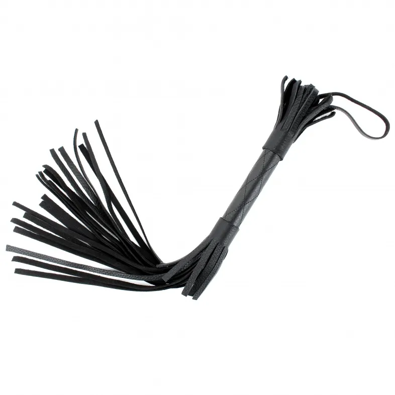 плетка черная из натуральной кожи 54001ars в 