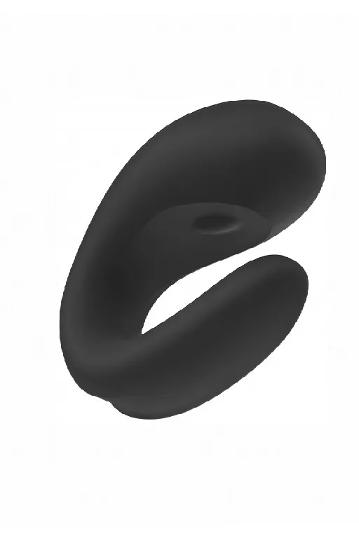 парный вибратор satisfyer double joy с возможностью управления через приложение (черный) в 