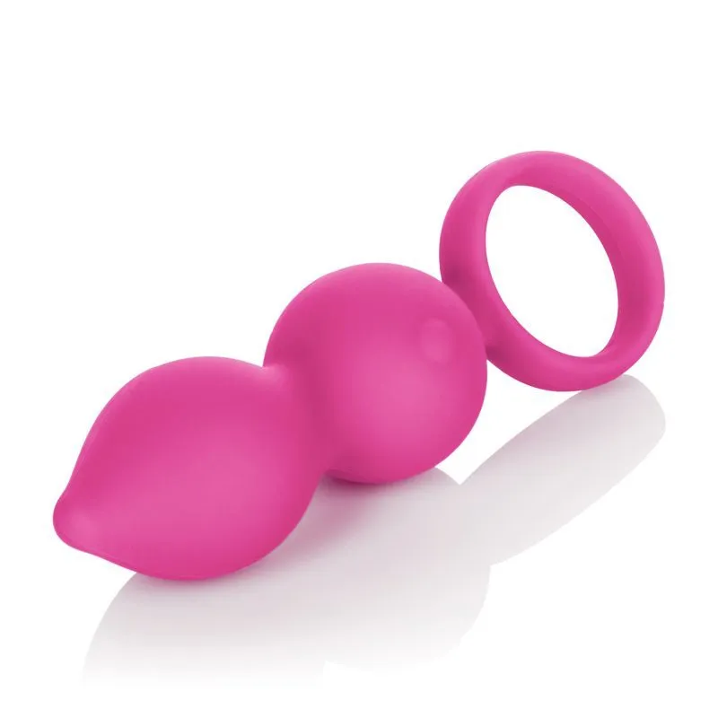вагинальные виброшарики california exotic novelties silhouette s1, розовые в 