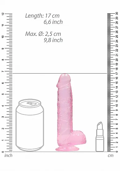 фаллоимитатор 15 см. realistic dildo with balls в 