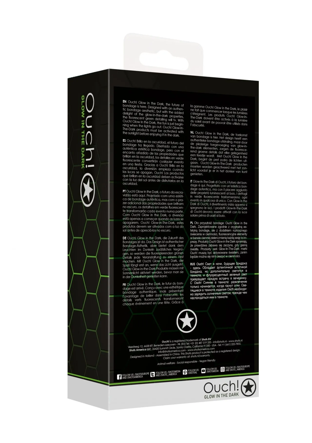 ошейник с поводком люминисцентный в 