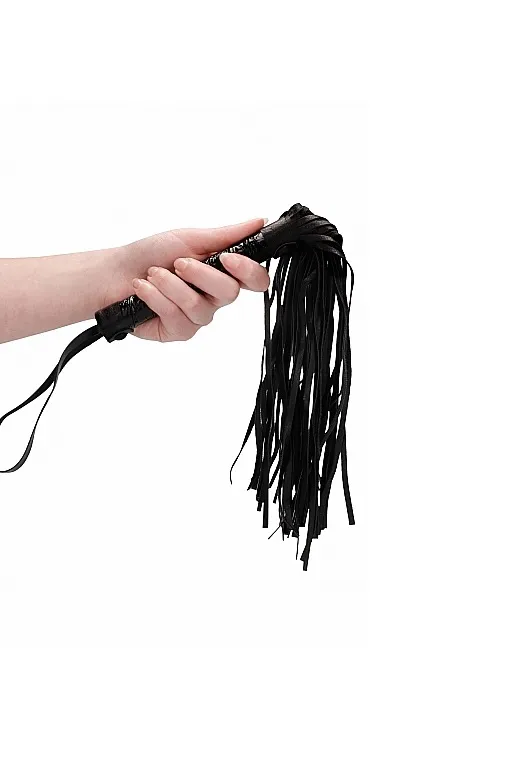 многохвостая гладкая плеть (флогер) luxury whip в 