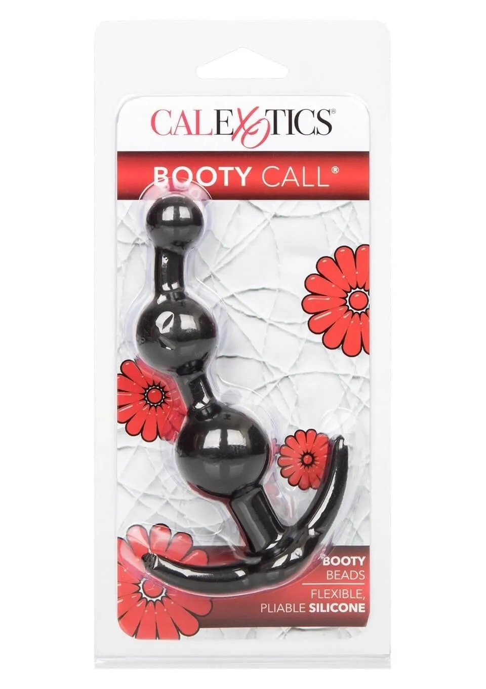 анальная елочка california exotic novelties booty call booty beads, чёрная в 
