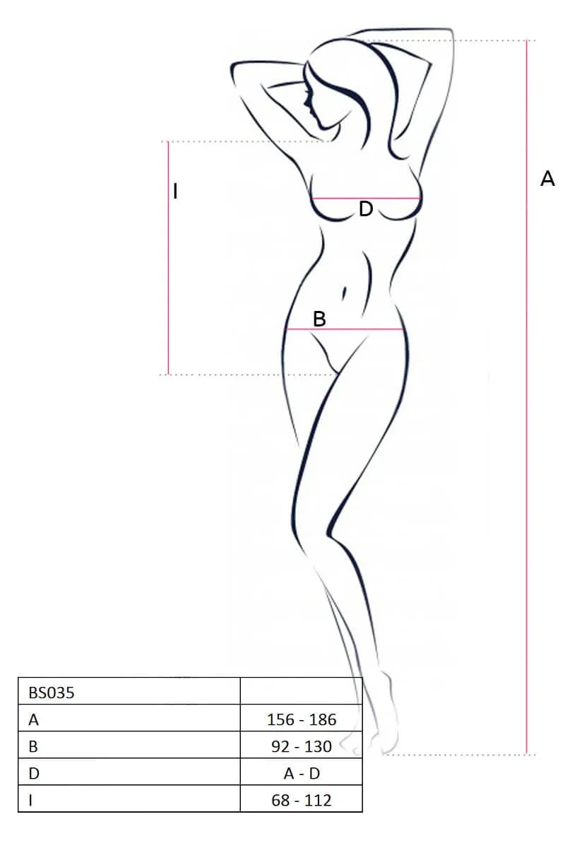 Эротическое боди lapin rose bs035 черное в 