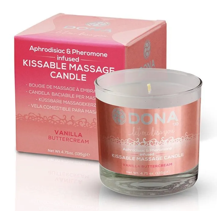 свеча массажная с феромонами system jo ванильный крем, 135 г в 