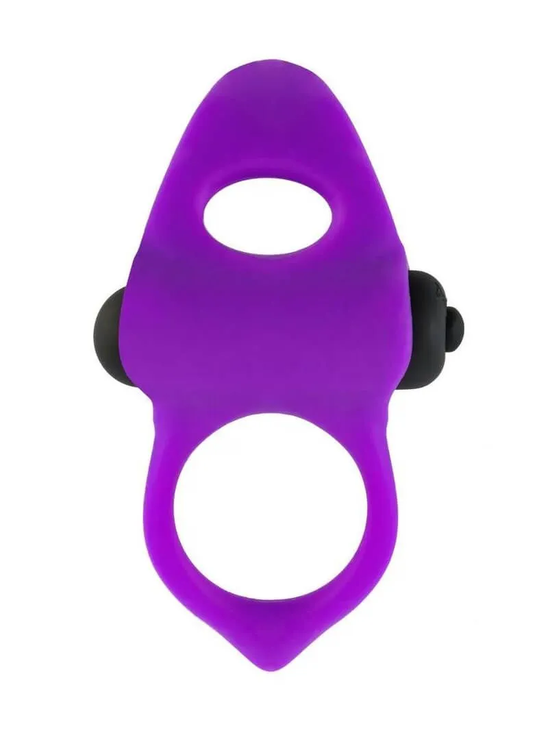 виброкольцо adrien lastic lingus max fun 3, фиолетовое в 