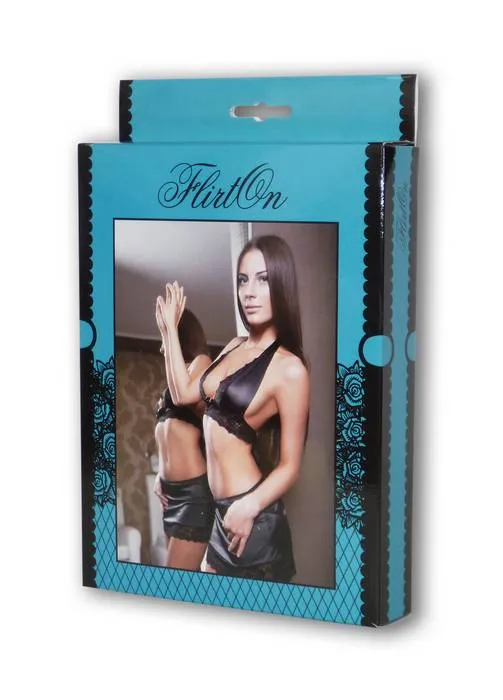 Эротическое комплект anigue flirton, черный (46-48) в 