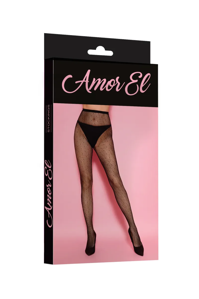 Эротическое колготы c рисунком в горошек  amor el (s-l) в 