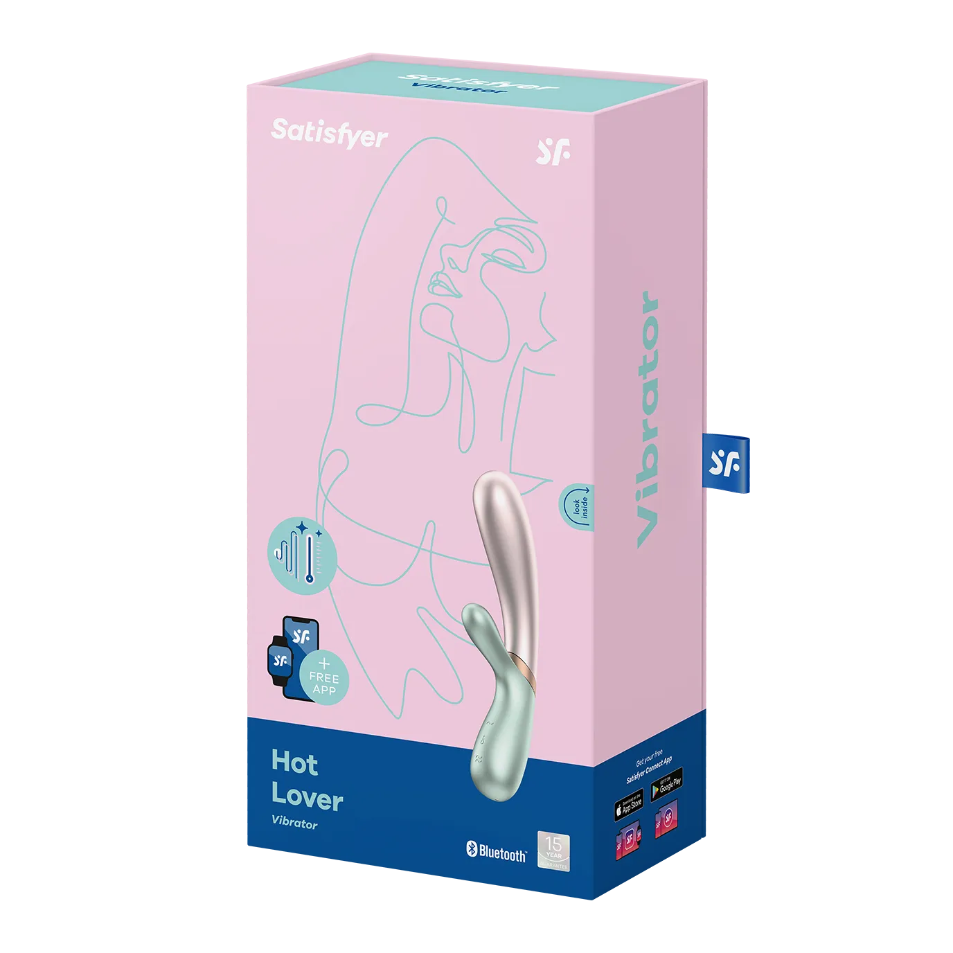 вибратор satisfyer hot lover connect app green 002507sa в 