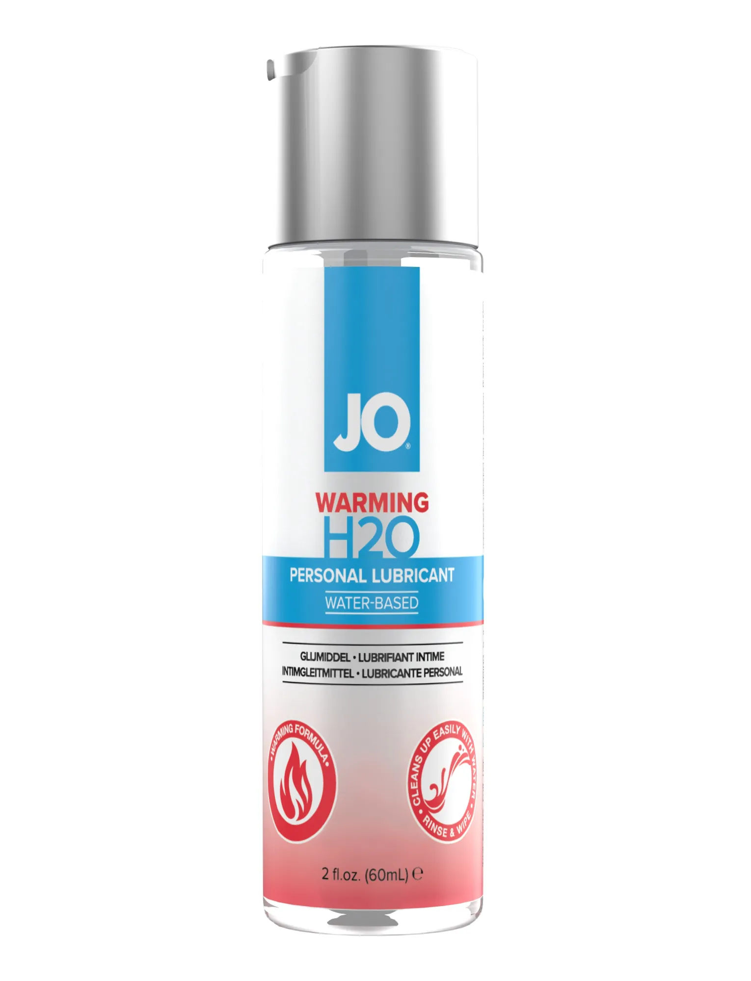 Классический согревающий гель на водной основе / JO H2O Warming 2 oz - 60мл.
