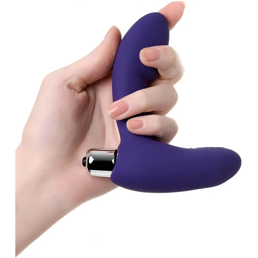 анальный вибростимулятор изогнутый todo by toyfa bruman, фиолетовый в 