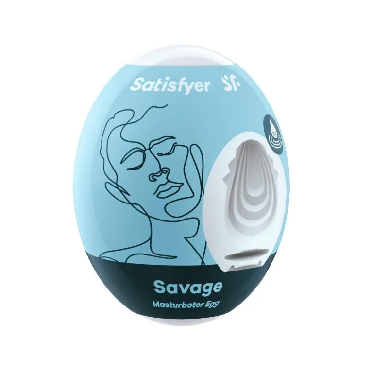 мастурбатор-яйцо satisfyer savage mini masturbator в 