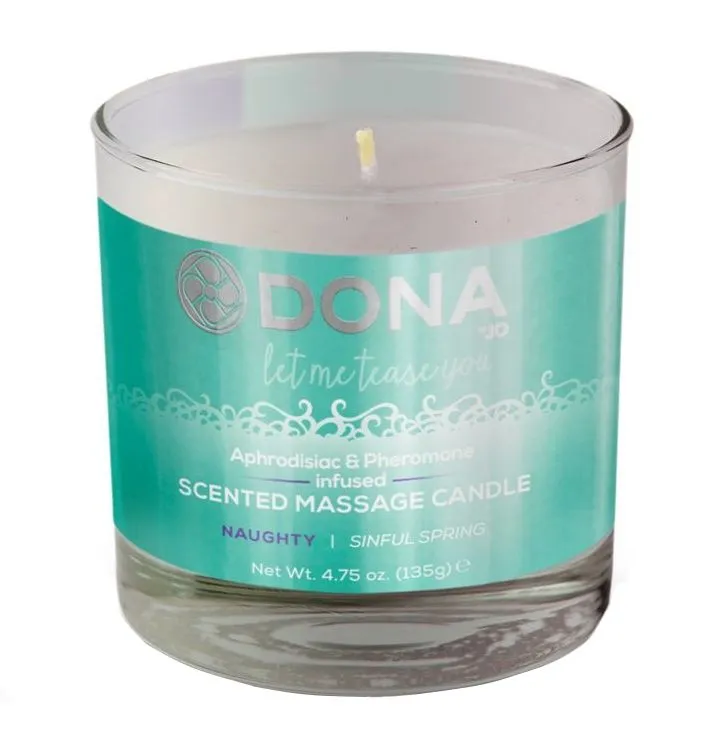 Свеча массажная с феромонами System Jo Шалость, 135 г