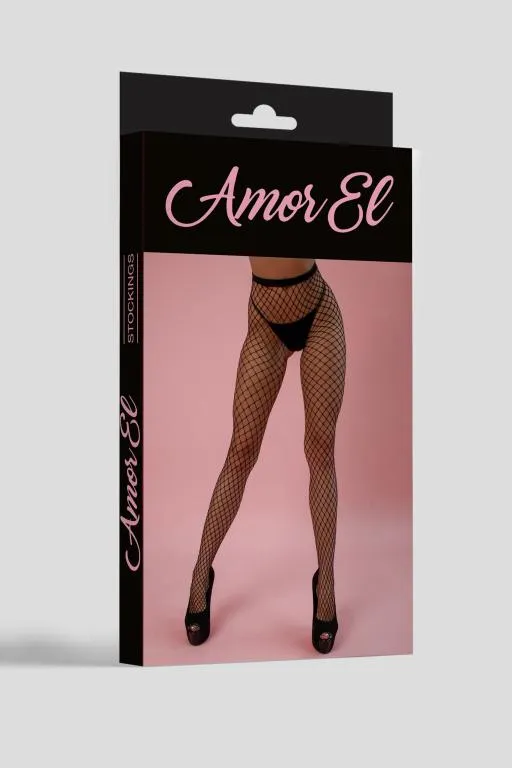 Эротическое колготы в мелкую сеточку с доступом amor el (s/l) в 