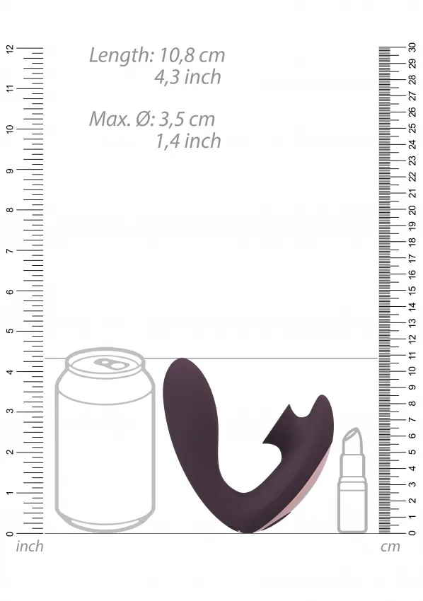 вакуумно-волновой стимулятор irresistible фиолетовый в 