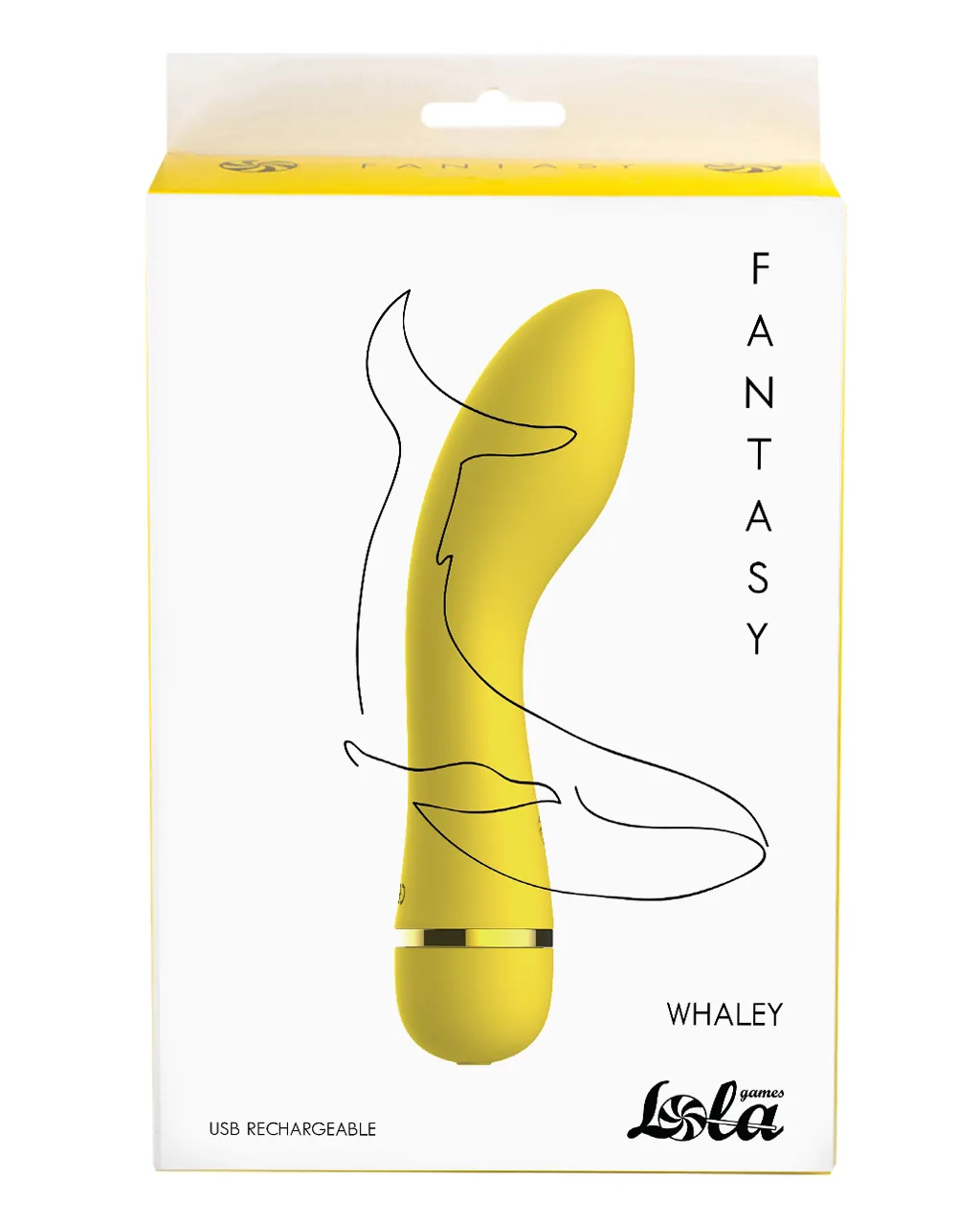 перезаряжаемый вибратор fantasy whaley yellow 7911-01lola в 