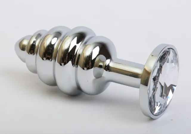 пробка металл 7,3х2,9см фигурная прозрачный страз 47144-1mm в 