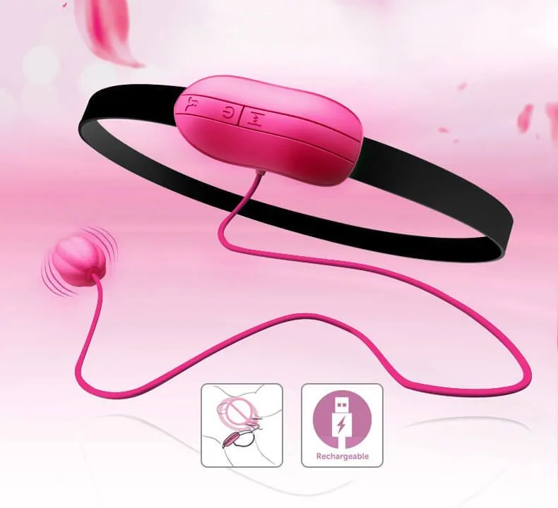 виброяйцо adrien lastic play ball на ду, розовое в 