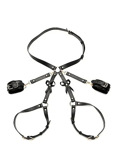 сбруя на бедра с бантиками - m/l в 