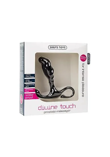 стимулятор простаты shots media divine touch, черный в 