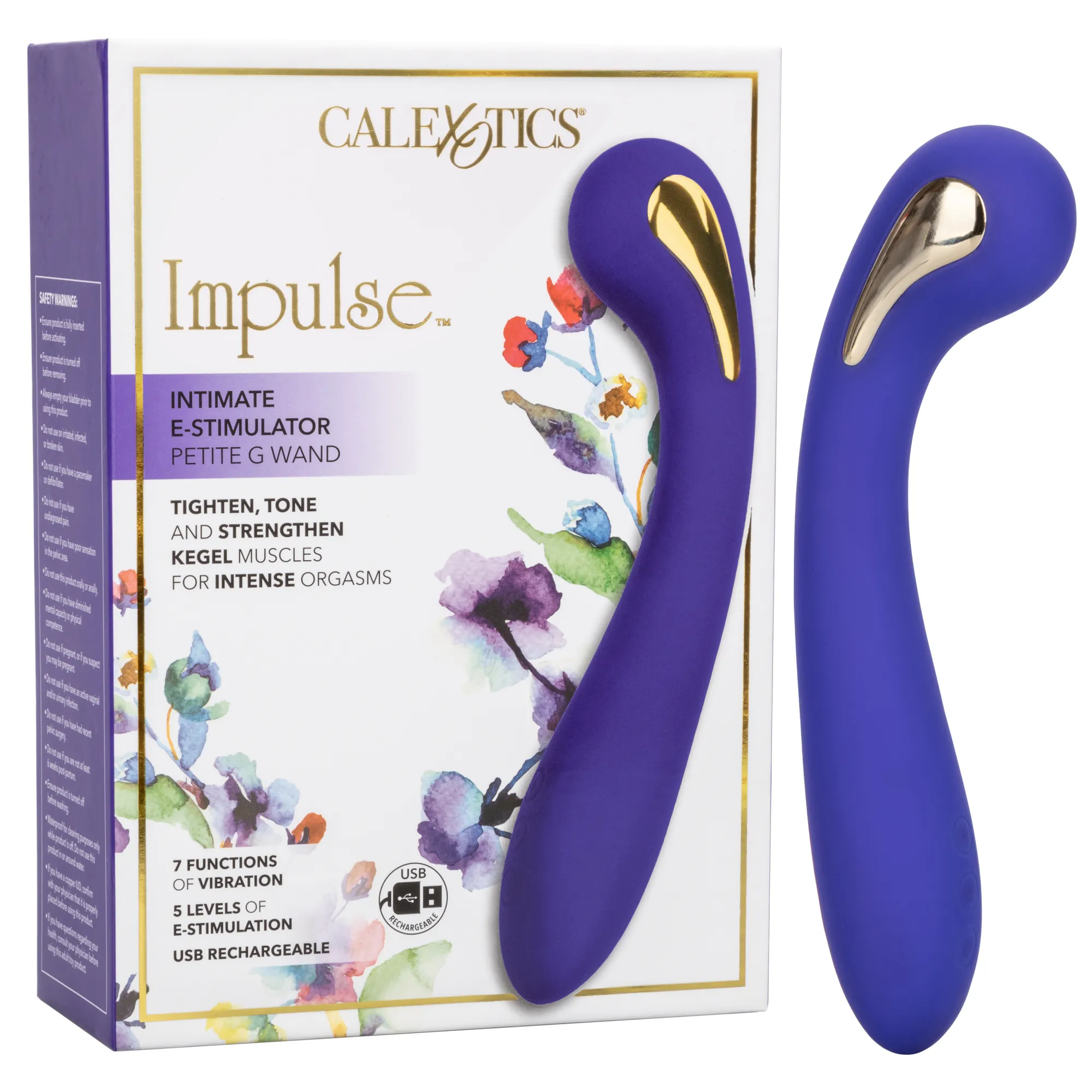 вибромассажер для точки g с электростимуляцией impulse intimate estim petite g wand в 