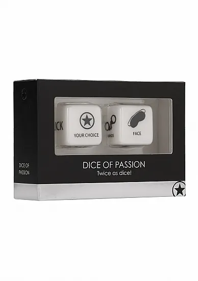 Игральные кубики Dice Of Passion - Black Dice Of Passion