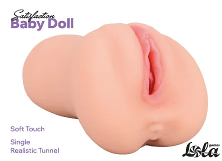 реалистичный мастурбатор satisfaction baby doll 2106-01lola в 