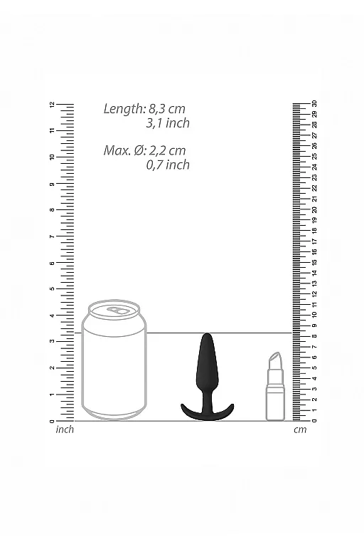 анальная пробка для ношения slim butt plug в 