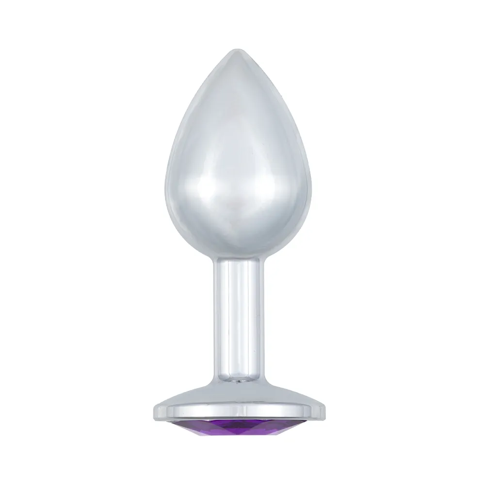 анальная пробка diamond purple sparkle small 4009-05lola в 