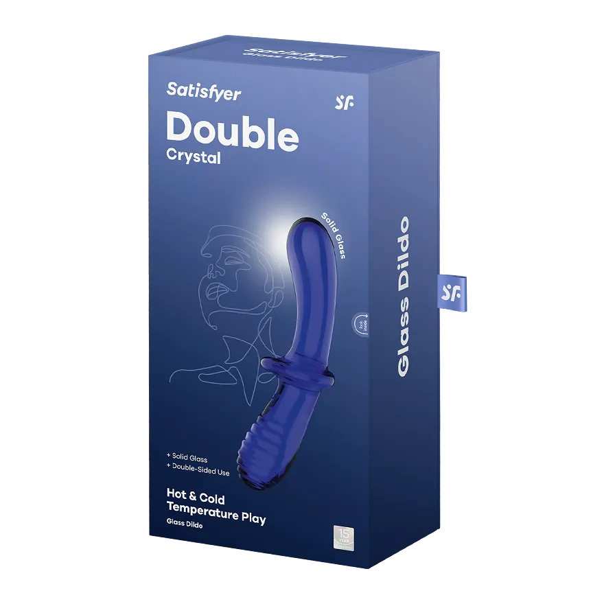фаллоимитатор satisfyer double crystal blue 045931sa в 