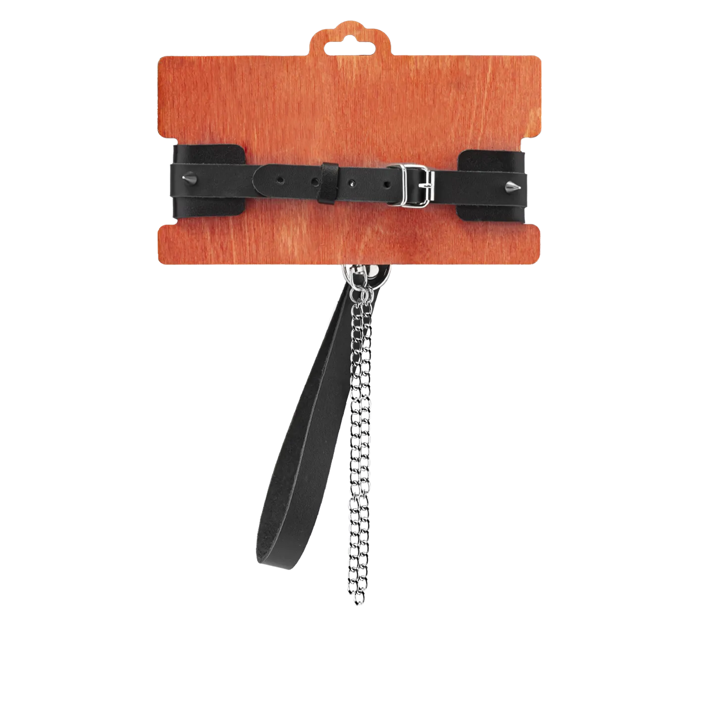 ошейник pinkrabbit с поводком и шипами в 