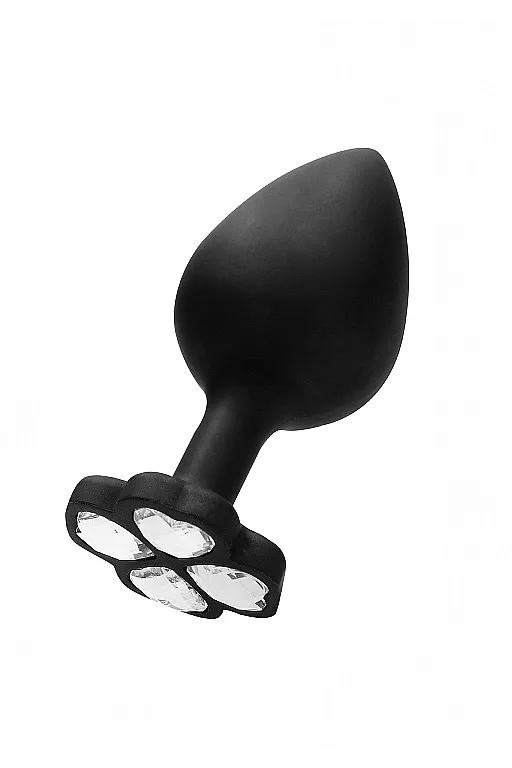 анальная пробка с кристаллом lucky diamond butt plug в 