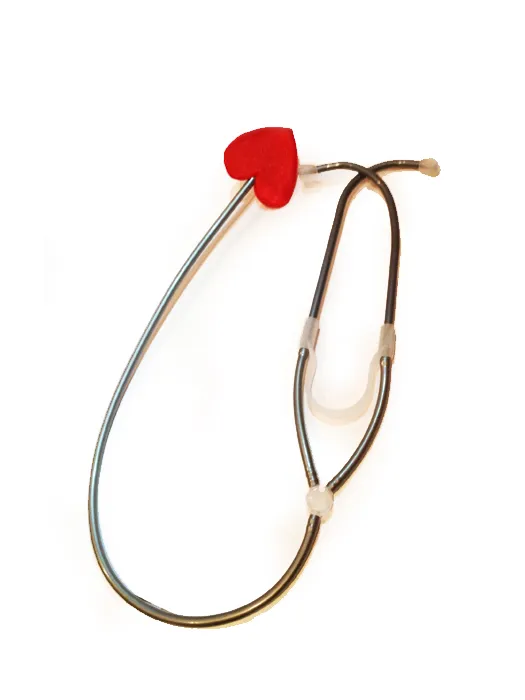 Стетоскоп с сердечком серый 02503OS