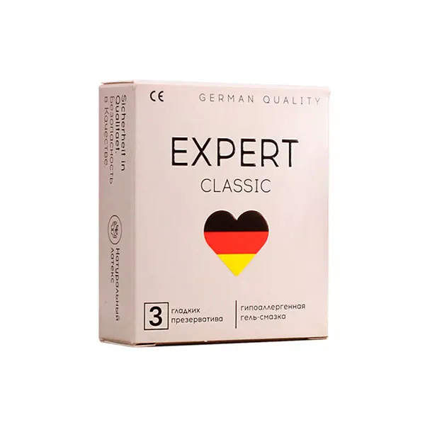 презервативы expert classic №3, классические, 3 шт в 