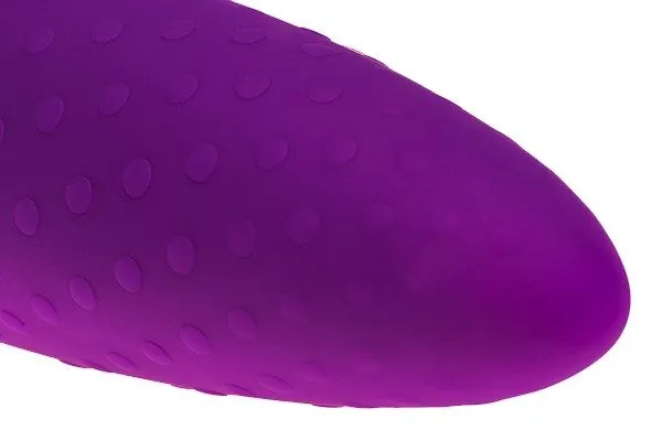 вибратор двусторонний adrien lastic 2 с пультом, фиолетовый в 