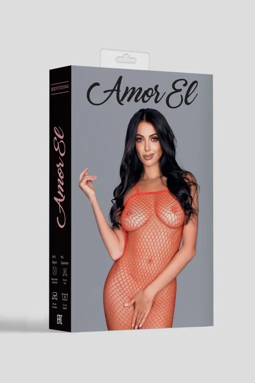 Эротическое кетсьюит (боди-комбинезон) rubi s/l красный в 