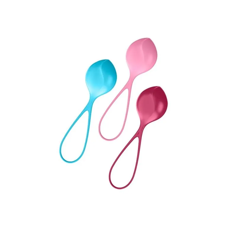 классические одинарные вагинальные шарики satisfyer balls в 