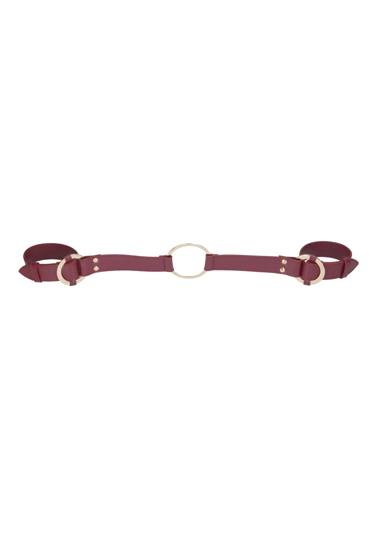 оковы на руки ouch ouch! - handcuff with connector - burgundy в 