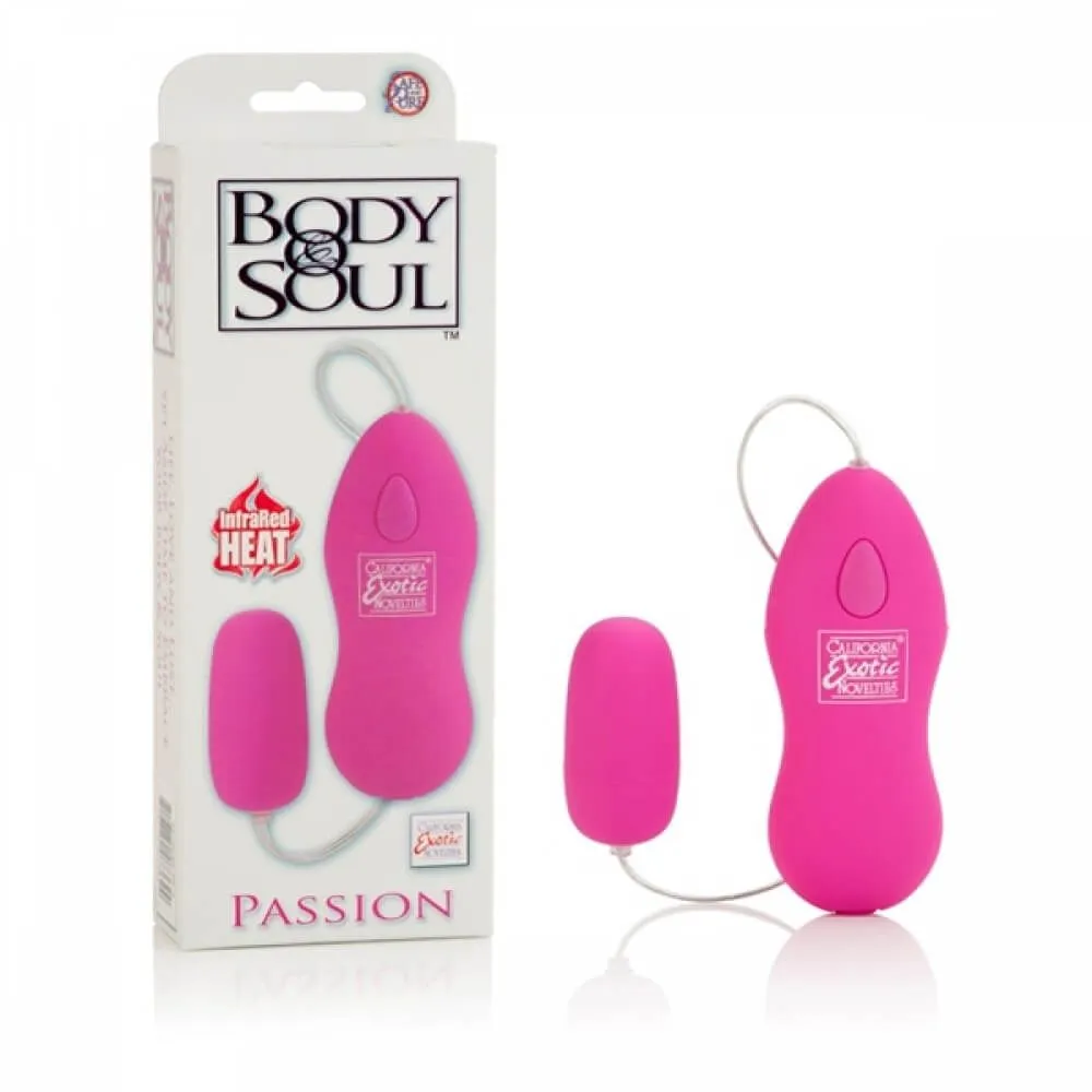 вибропуля california exotic novelties body & soul passion, розовая в 