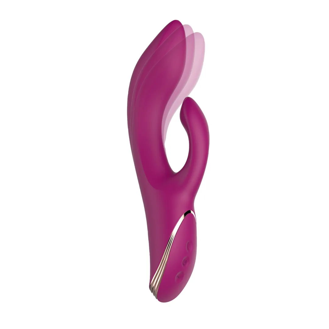 вибратор кролик an leaf с функцией манящего движения в 