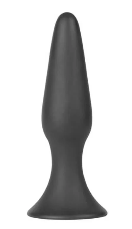 Анальная пробка Shots Media Silky Buttplug Medium, черная