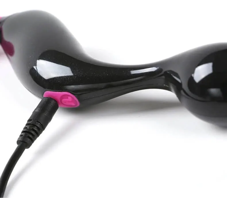 вибратор adrien lastic symphony, черно-розовый в 