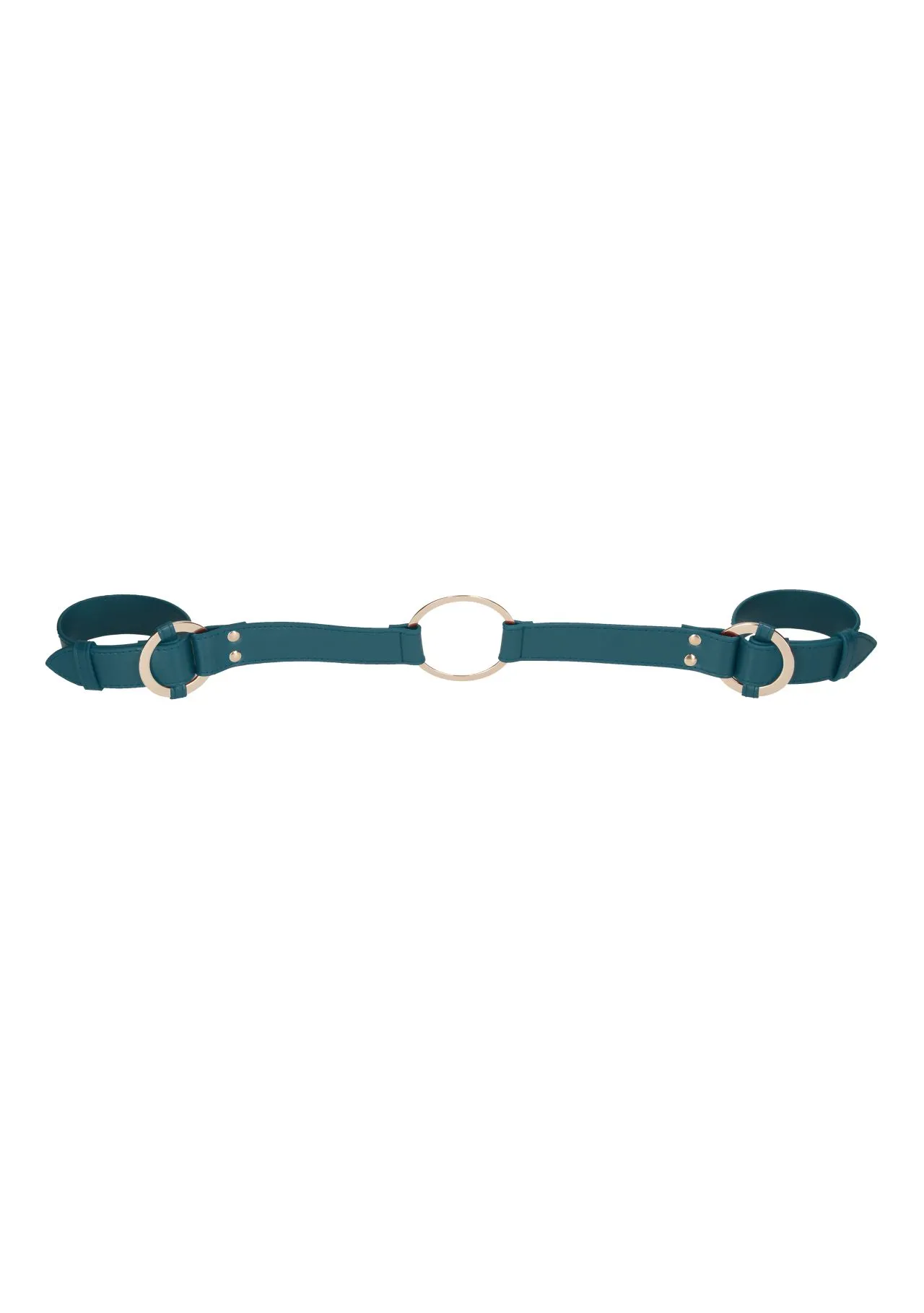 оковы на руки ouch ouch! - handcuff with connector - green в 