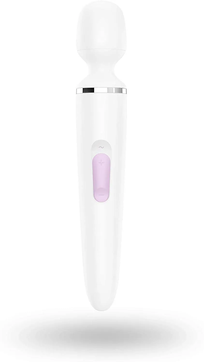 вибромассажер satisfyer wand-er woman (white/chrome) 001227sa в 