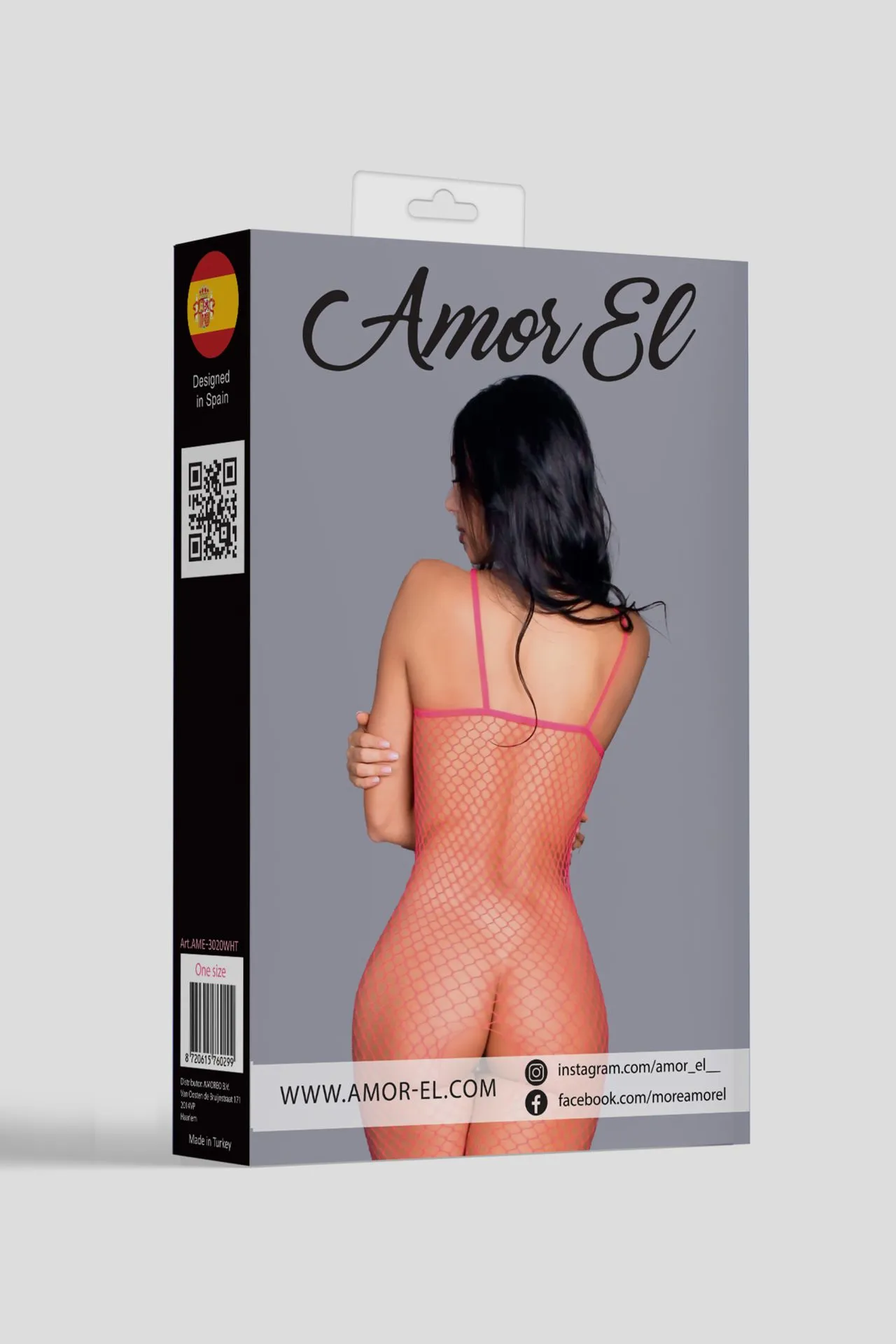 Эротическое кетсьюит (боди-комбинезон) s/l розовый в 