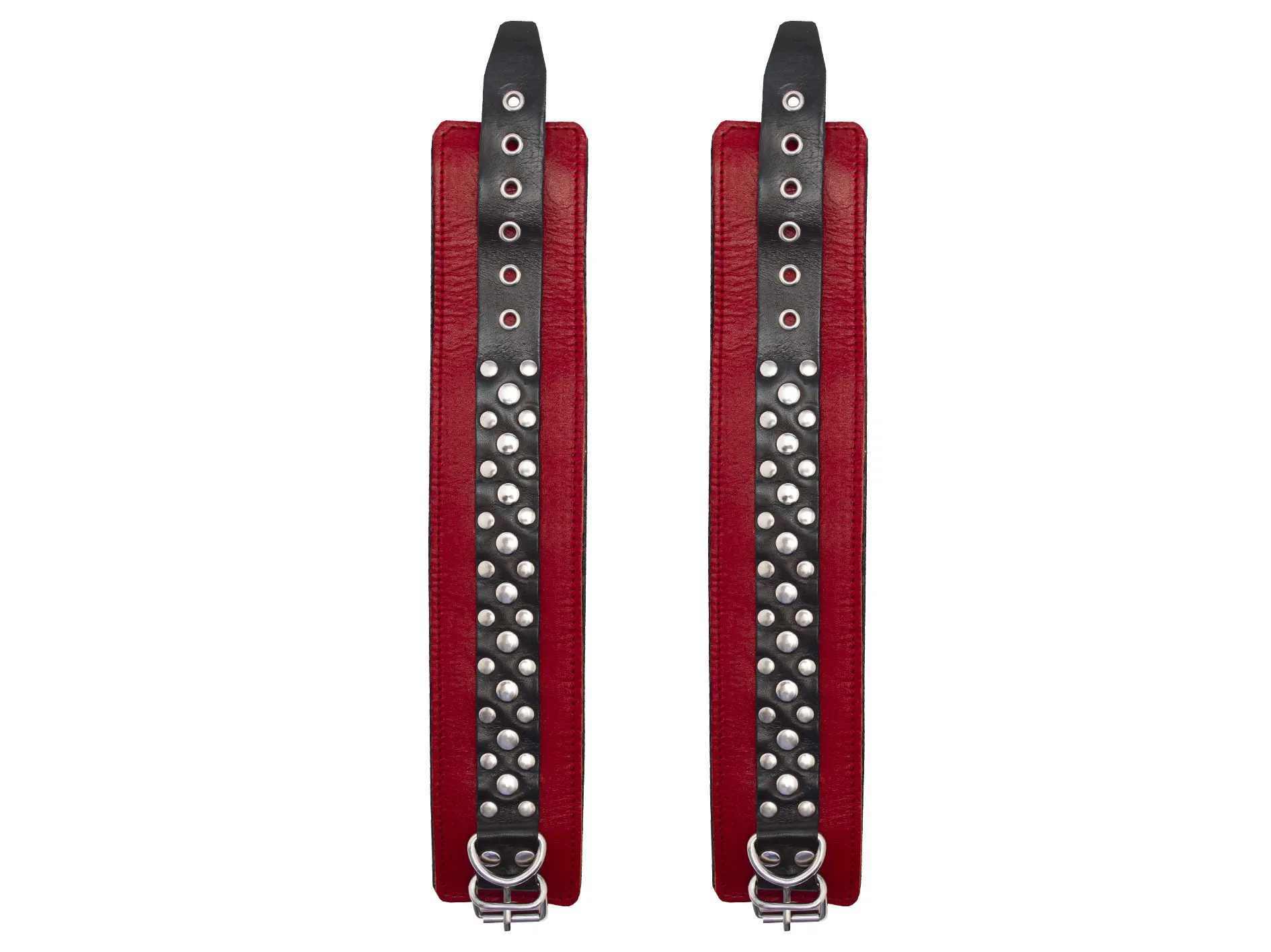 поножи декоративные pinkrabbit на мягкой подкладке, красные в 